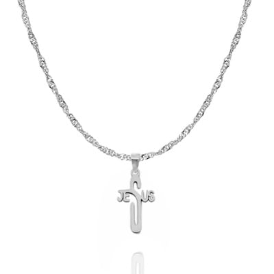 Almighty Jesus Necklace in Silver