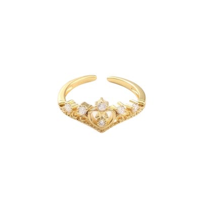 Crowned with Beauty Adjustable Ring